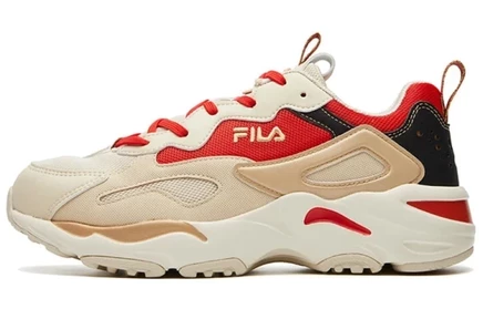 FILA Tracer Running Shoes Beige/Red Women's default