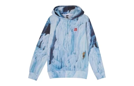 Мужское худи Supreme The North Face Ice Climb, синее