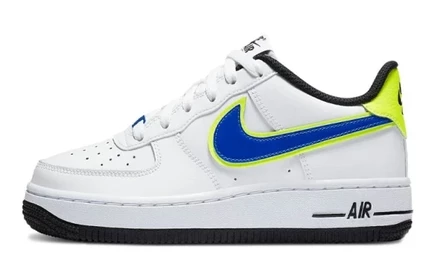 Кеды для девочек Nike Air Force 1 '07 GS, желто-синие