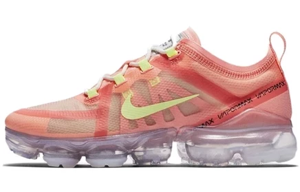 Женские кроссовки Nike Air VaporMax 2019, розово-зеленые