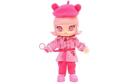 Шарнирная кукла POP MART Molly X Pink Panther