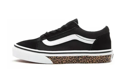 Кеды для девочек Vans Old Skool, с принтом пантеры