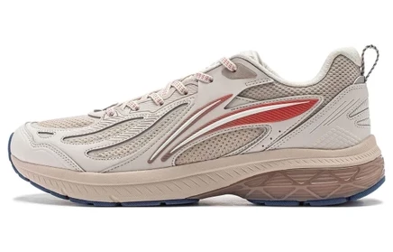 Мужские кроссовки Li-Ning Feather V2, серо-бежевые