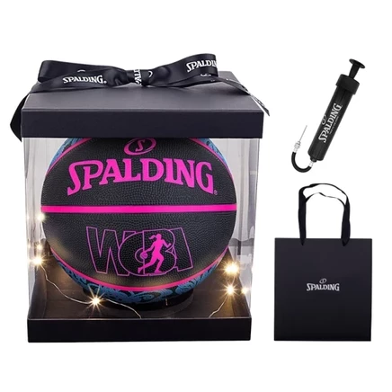 Мяч Spalding WCBA League, размер 6, черно-синий