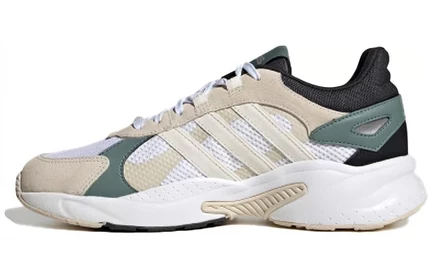 Женские кроссовки Adidas Crazychaos, бело-розово-зеленые