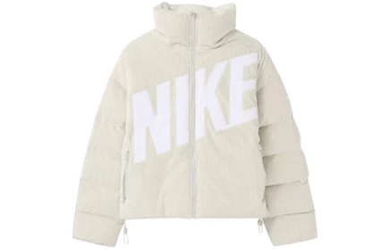 Женская пуховая куртка Nike, светлая розово-коричневая