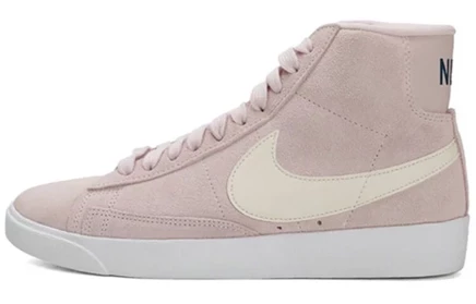 Женские кеды Nike Blazer Mid Vintage Suede, розовые