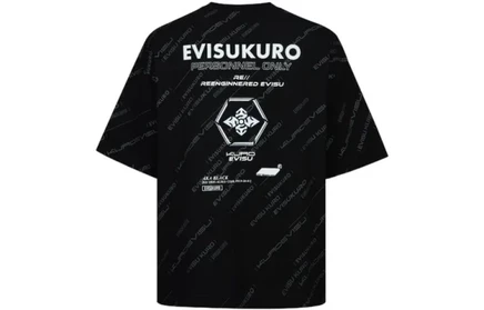 Унисекс футболка Evisu 6936832392454, черная