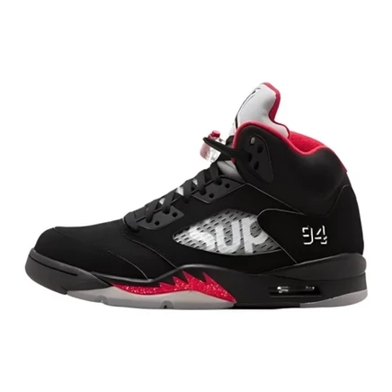 Мужские кроссовки Jordan 5 Retro Supreme, черные