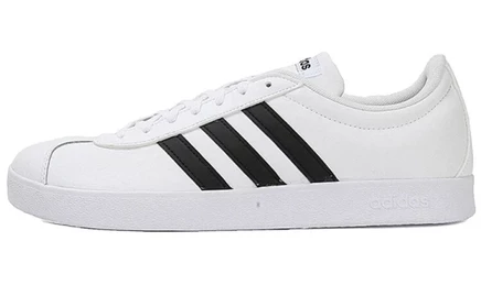 Кеды Adidas VL Court 2.0, бело-черные