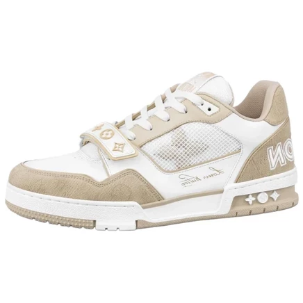 Мужские кроссовки Louis Vuitton Trainer, бежевые