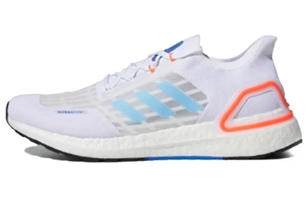 Мужские кроссовки Adidas UltraBoost, бело-синие