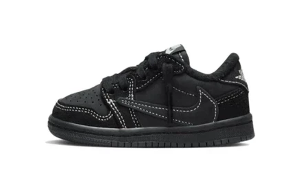 Кроссовки для малышей Jordan 1 Low Travis Scott, черные
