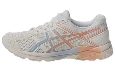 Женские кроссовки Asics Gel Contend 4, бело-оранжевые
