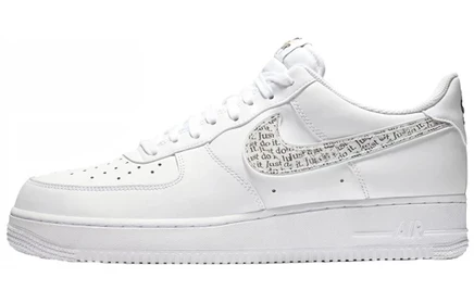 Мужские кроссовки Nike Air Force 1 Low Just Do It, белые