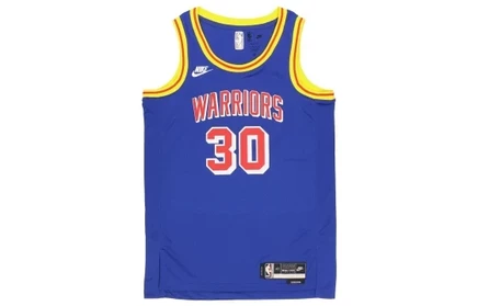 Мужская баскетбольная майка Nike Warriors, синяя