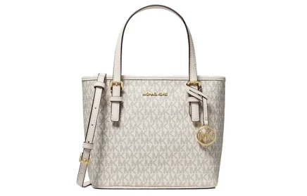 Женская мини-сумка Michael Kors Jet Set, кремовая