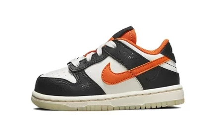 Детские кеды Nike Dunk Low PRM Halloween 2021, черные