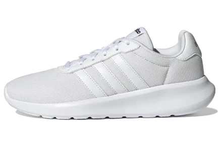 Женские кроссовки Adidas Lite Racer 3.0, бело-серые