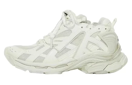 Кроссовки Balenciaga Runner, светящиеся в темноте, белые