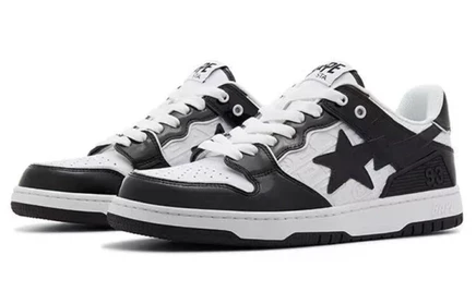 Кеды A Bathing Ape Bape SK8 Sta, красно-белые