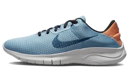 Женские кроссовки Nike Flex Run 11, серо-сине-оранжевые