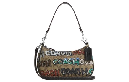 Женская сумка на плечо Coach Teri 24, канвас