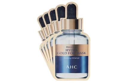 Маски для лица A.H.C Gold Tin Foil, 5 шт.
