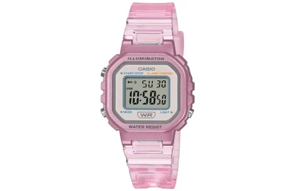 Женские часы Casio LA-20WHS-4A, розовый ремешок