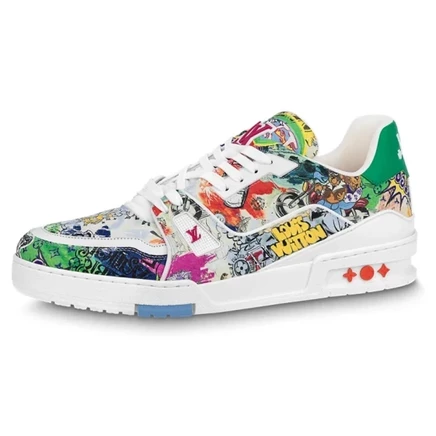 Мужские кроссовки Louis Vuitton LV Trainer, разноцветные