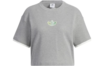Женская футболка Adidas Originals Basic, серо-меланжевая