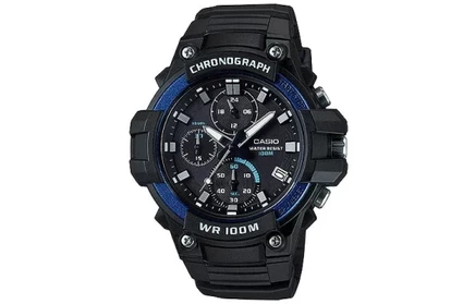 Мужские часы Casio Youth MCW-110H-2A, циферблат черный