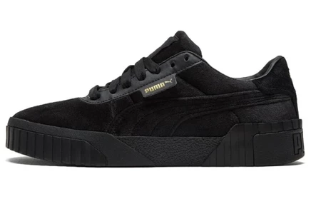 Женские кеды Puma Cali Black Velour, черные