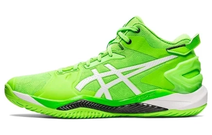 Баскетбольные кроссовки Asics Gelburst 26, зелено-белые