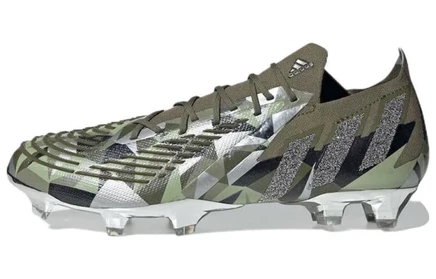 Бутсы Adidas Swarovski X Predator Edge.1 FG, оливковые