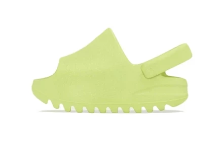 Детские шлепанцы Adidas Yeezy Slide, светло-зеленые