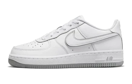 Кроссовки для девочек Nike Air Force 1 Low GS, бело-серые