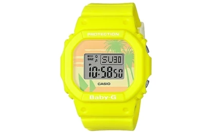 Женские часы Casio Baby-G BGD-560BC-9, желтый корпус