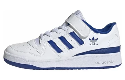 Детские кеды Adidas Forum Low PS, бело-синие