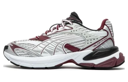 Кроссовки Puma Velophasis Phased, бело-бордовые