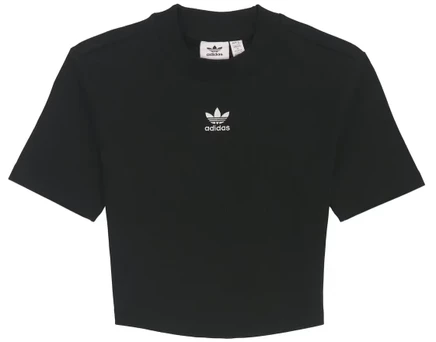 Женский укороченный топ adidas Originals Spice Girls, черный