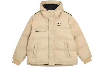 Мужской пуховик Puma Khaki, зеленый