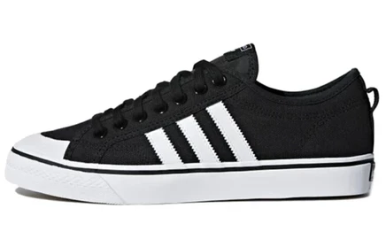 Мужские кеды adidas Nizza, черно-белые