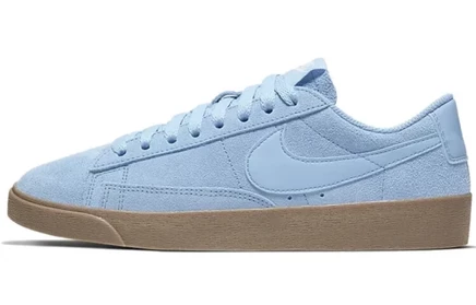 Женские кеды Nike Blazer Low SD, голубо-коричневые