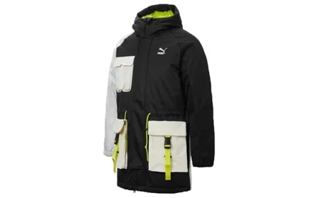 Мужской зимний пуховик Puma, черный