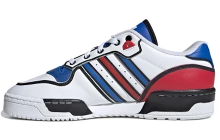 Мужские кроссовки Adidas Rivalry Low, бело-красно-синие