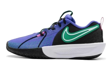 Детские кроссовки Nike G.T. Cut 3, черно-сине-зеленые