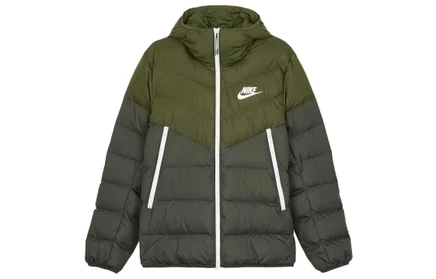 Мужской пуховик Nike, зеленый
