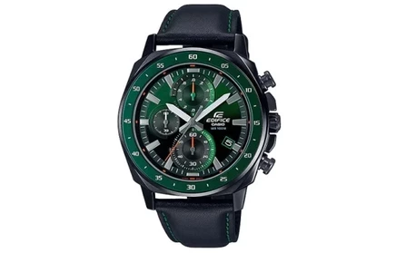 Мужские часы Casio EFV-600CL-3, черно-зеленый циферблат