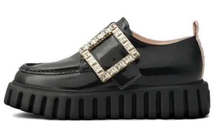 Женские лоферы Roger Vivier Viv' Go-Thick, черные